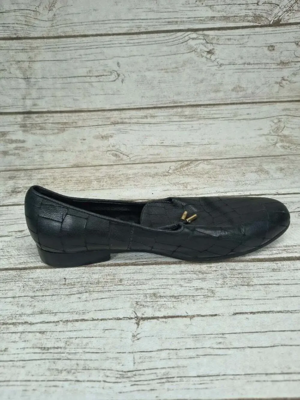 Giuseppe Zanotti Black Leather Loafers Size 42